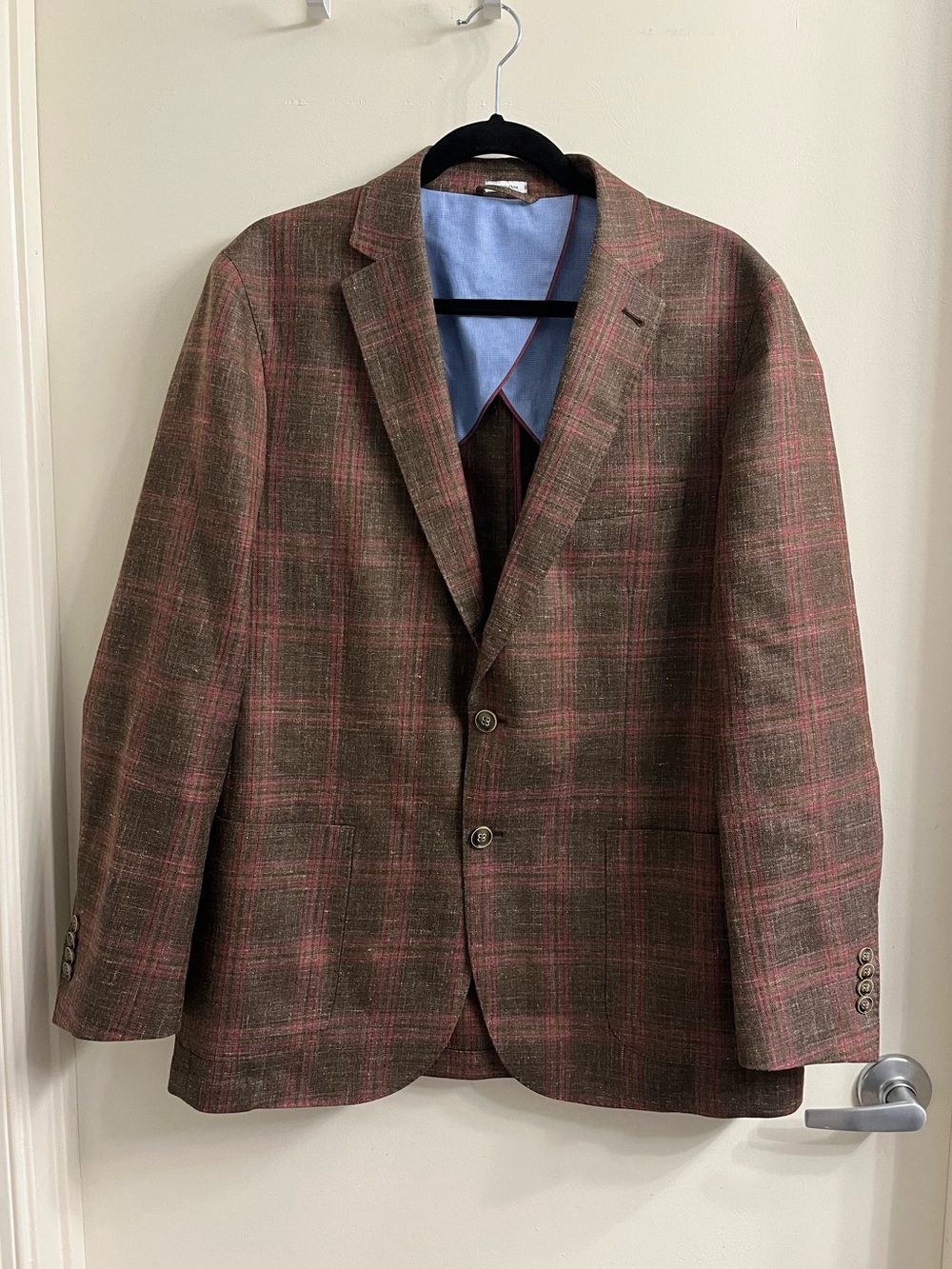 Peter Millar Men’s Blazer Wool Silk Linen Size Large Regular